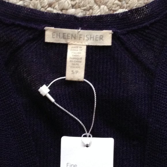EILEEN FISHER - Organic Linen Kimono Cardigan -NEW with Tag - Picture 6 of 8